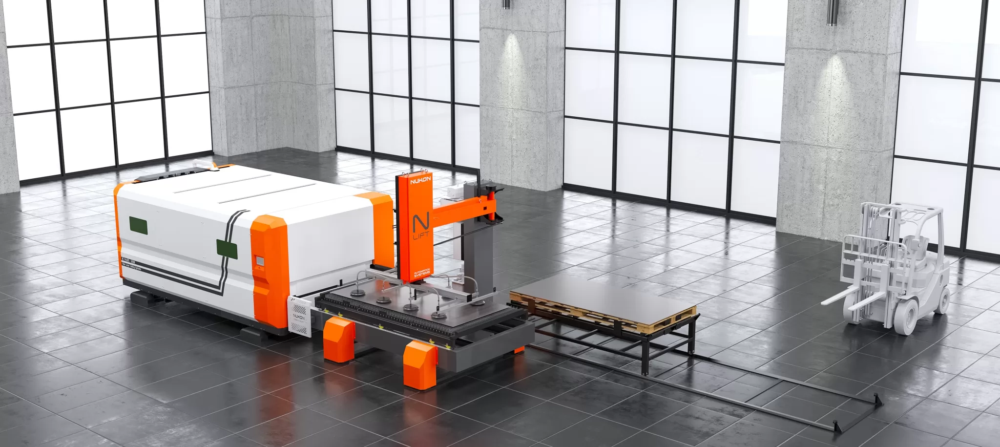 Automation tower and load-unload unit